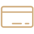 Icon illustration of a credit card